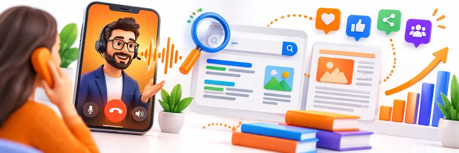 Telephone consultation about SEO, Content & Visibility with a BROel online-business professional