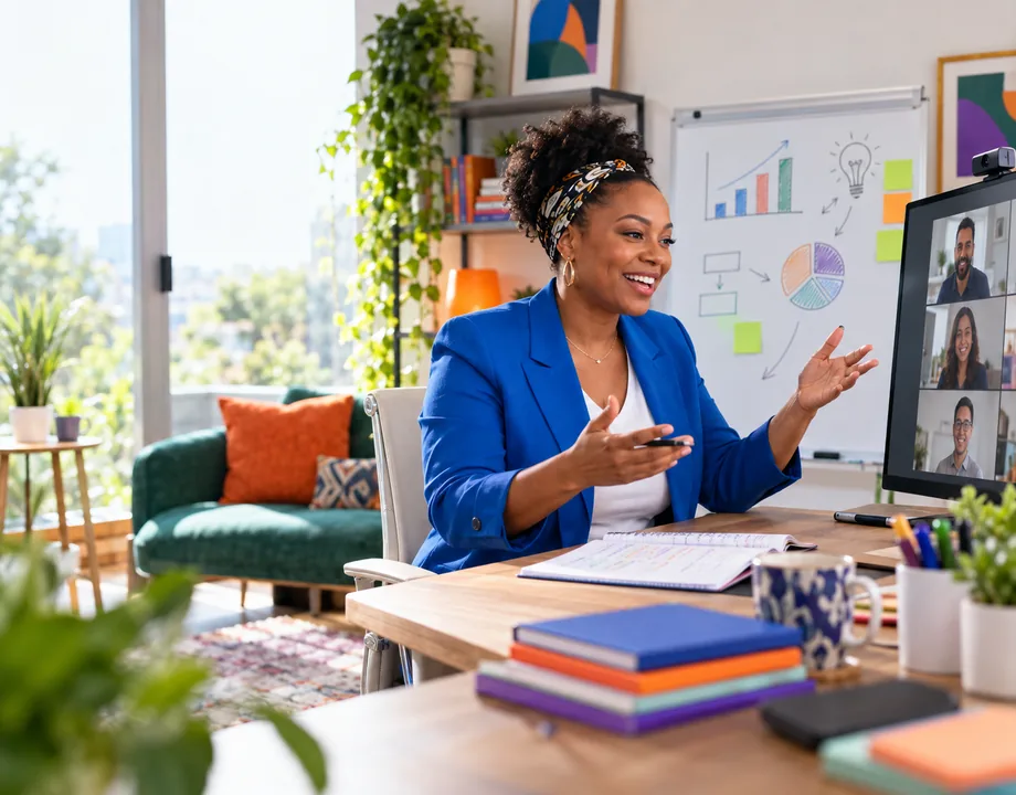 Live interactive BROel business course taught online through Zoom